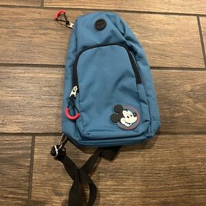 Blue Mickey Mouse Sling Bag for Men